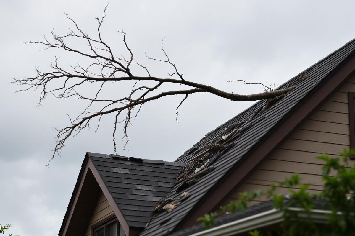 Sarnia Pro Roofing project — storm damage